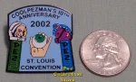 (image for) 2002 St. Louis 10th ANPC Anniversary Pez Lapel Pin