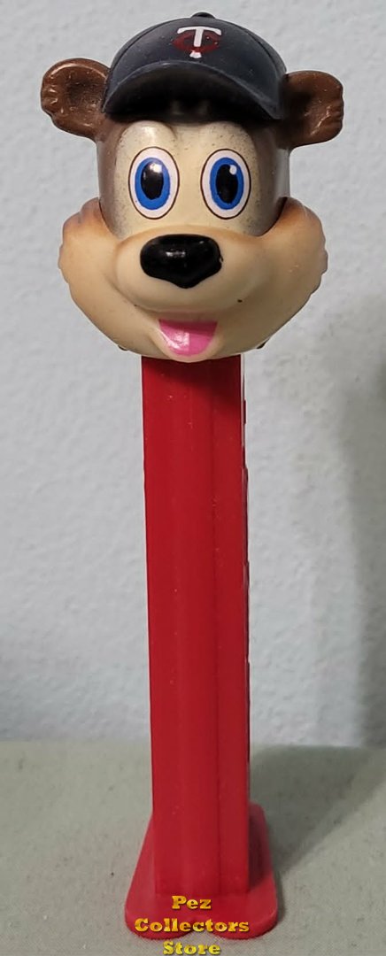 (image for) Minnesota Twins TC Bear Promotional Pez HTF 2002 copyright Loose