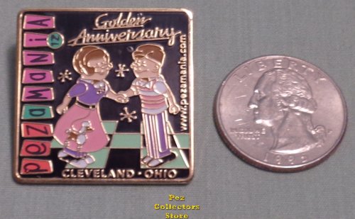 (image for) 2002 Pezamania 12 Pez Golden Anniversary Lapel Pin