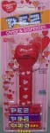 2003 HVD Heart Pez Red on Red printed stem MOC