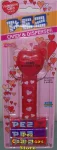 (image for) 2003 HVD Heart Pez Red on Red printed stem MOC