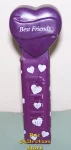 (image for) 2005 Best Friends Heart Pez Purple printed stem Loose