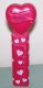 (image for) 2005 Princess Heart Pez Maroon printed stem Loose