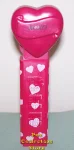 2005 XOXO Heart Pez Maroon printed stem Loose