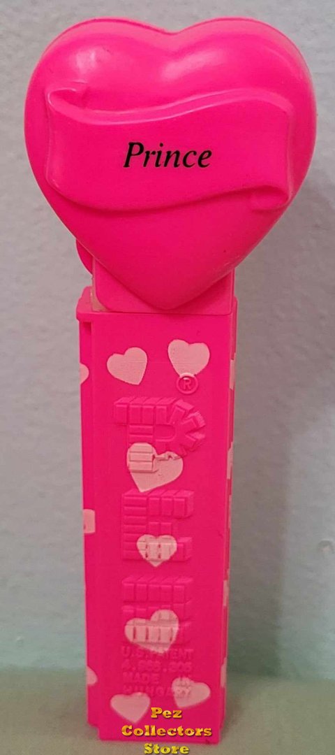 (image for) 2005 Prince Valentine Pez Neon Pink Printed Stem Loose