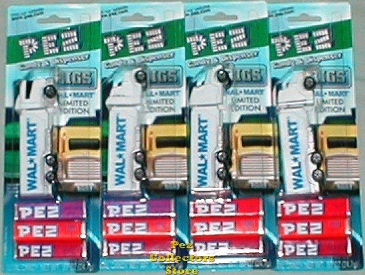 (image for) 2006 WalMart Rigs Pez Limited Edition Set of 4 MOC