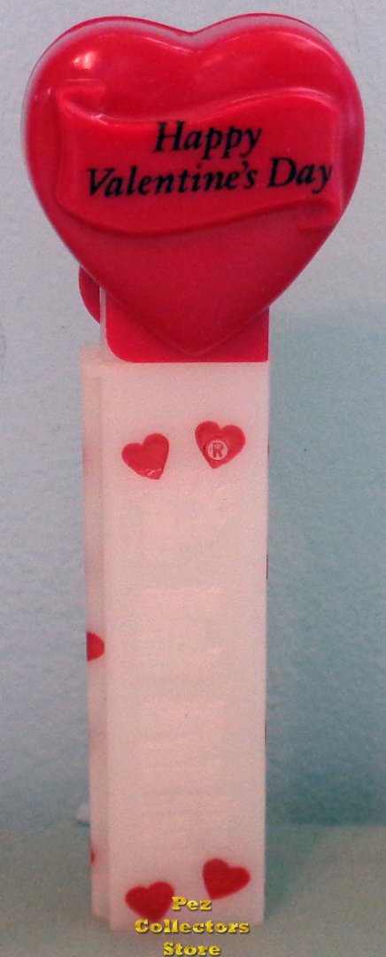 (image for) 2006 Maroon Heart Pez HVD White Printed Stem Loose