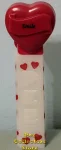 2006 Maroon Heart Pez Smile White Printed Stem Loose (image for) 2006 Maroon Heart Pez Smile White Printed Stem Loose