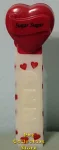 2006 Maroon Heart Pez Sugar Sugar White Printed Stem Loose (image for) 2006 Maroon Heart Pez Sugar Sugar White Printed Stem Loose