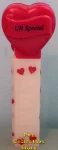 2006 Maroon Heart Pez UR Special White Printed Stem Loose (image for) 2006 Maroon Heart Pez UR Special White Printed Stem Loose