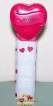 2006 Maroon Heart Pez XOXO White Printed Stem Loose (image for) 2006 Maroon Heart Pez XOXO White Printed Stem Loose