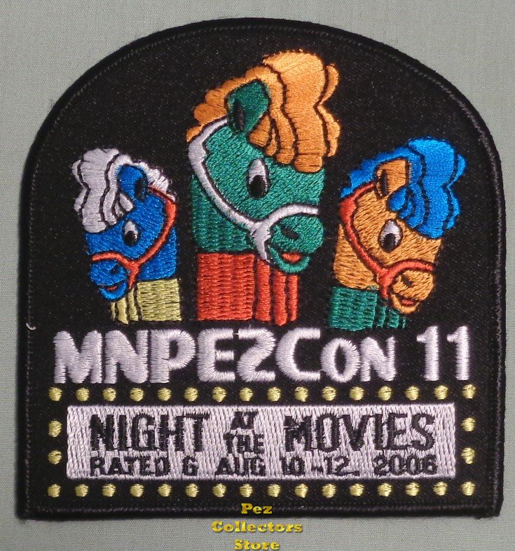(image for) 2006 MN Pez Con 11 Night a the Movies Patch - Click Image to Close
