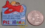 (image for) 2006 Pezamania 16 Red Plane Lapel Pin