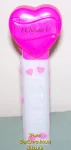 (image for) 2006 Hot Pink Heart Pez I Choose U White Printed Stem Loose