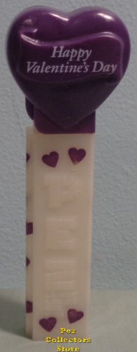 (image for) 2006 Purple Heart Pez HVD White Printed Stem Loose