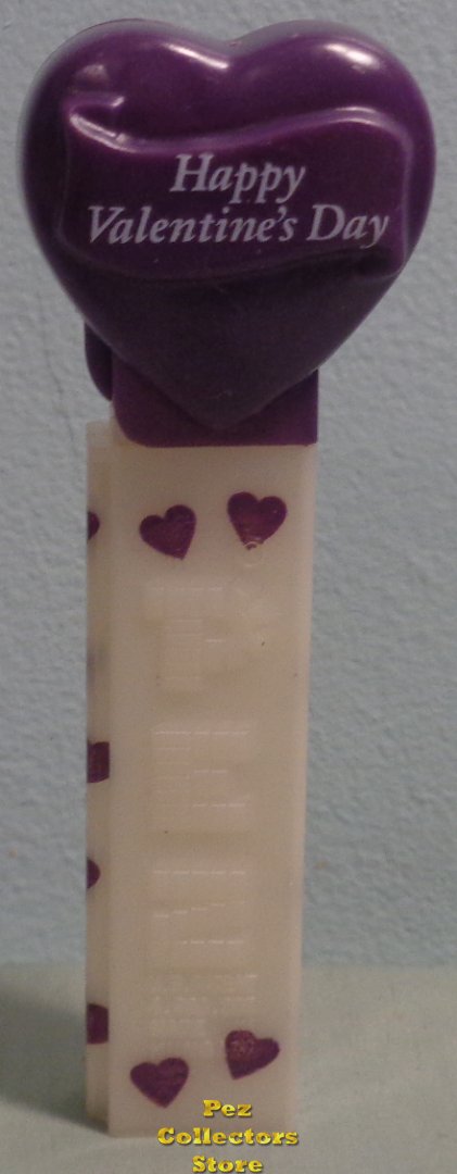 (image for) 2006 Purple Heart Pez HVD White Printed Stem Loose