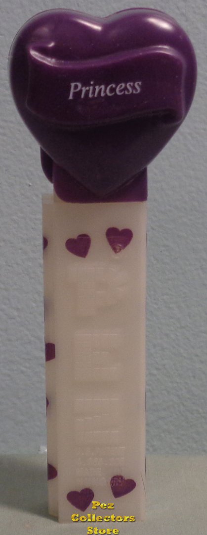 (image for) 2006 Purple Heart Pez Princess White Printed Stem Loose