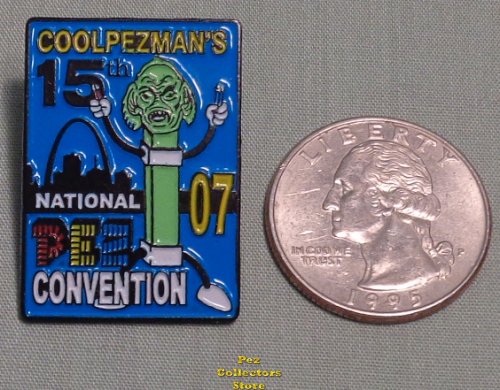 (image for) 2007 St. Louis 15th ANPC Creature Pez Blue Lapel Pin