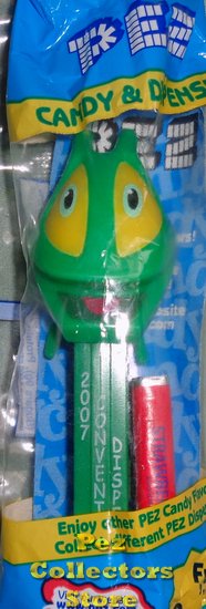 (image for) 2007 Pez Convention Grasshopper Bugz Pez MIB