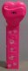 (image for) 2008 Hot Pink Valentines Heart Pez Black Block I Heart U Loose