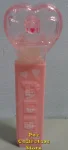 (image for) 2008 Pink Crystal Heart Pez - Red Block Font I Heart U Loose