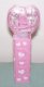 (image for) 2008 Pink Crystal Heart Pez - Red Block Font Prince Loose