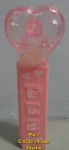 2008 Pink Crystal Heart Pez - Red Block Font Sweet Loose