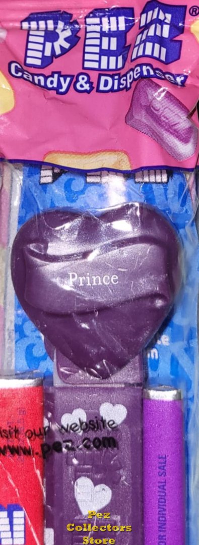 (image for) 2008 Purple Valentines Heart - Block Font Prince MIB
