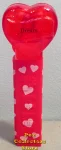 (image for) 2008 Red Crystal Heart Pez - Black Block Font Dream Loose