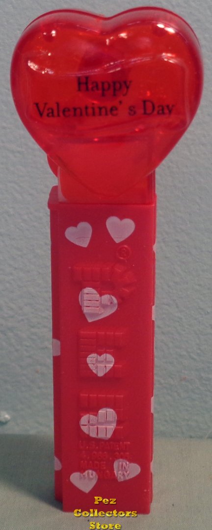 (image for) 2008 Red Crystal Heart Pez - Black Block HVD Apostrope Loose