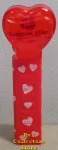 (image for) 2008 Red Crystal Heart Pez - Black Block Font HVD Slash Loose