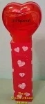 (image for) 2008 Red Crystal Heart Pez - Black Block Font U R Special Loose