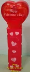 (image for) 2008 Red Crystal Heart Pez - White Happy Valentines Day Loose