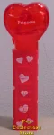 (image for) 2008 Red Crystal Heart Pez - White Block Font Princess Loose