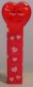 (image for) 2008 Red Crystal Heart Pez - White Block Font Sugar Sugar Loose
