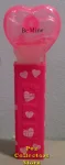 2009 Tall Cloudy Pink Crystal Valentine Heart - Be Mine Loose