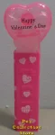 (image for) 2009 Tall Cloudy Pink Crystal Valentine Heart - HVD Loose
