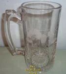 (image for) 2009 Pezamania 19 Yappy Logo Etched Glass Beer Mug