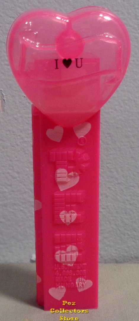 (image for) 2009 Short Cloudy Pink Crystal Valentine - I Heart U Loose Hunga - Click Image to Close