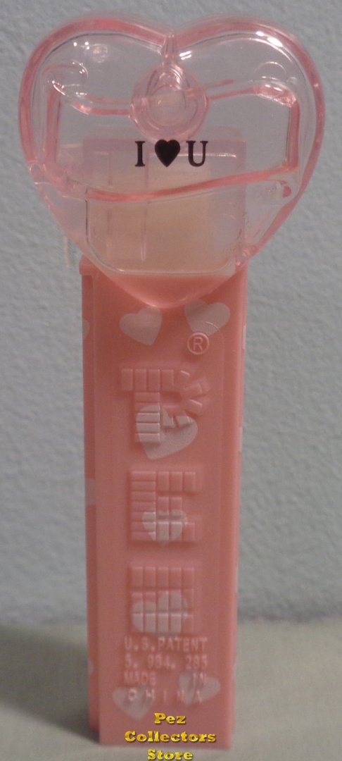 (image for) 2009 Short Pink Crystal Valentine - I Heart U Loose China - Click Image to Close