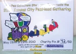 2010 KC PezHead Gathering CCFA Charity Lapel Pin