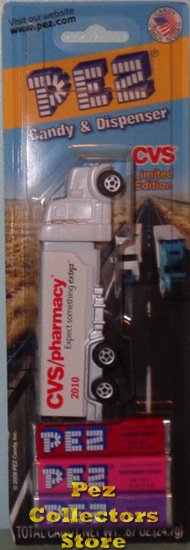 (image for) 2010 CVS Hauler Truck Rig Promotional Pez MOC - Click Image to Close