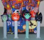 (image for) 2010 Halloween Pez Vampire, Bat, Witch and Jack-o-lantern GITD