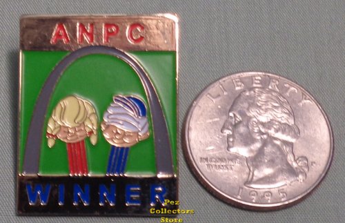 (image for) 2011 St Louis 19th ANPC Green Gold Winner Prize Lapel Pin