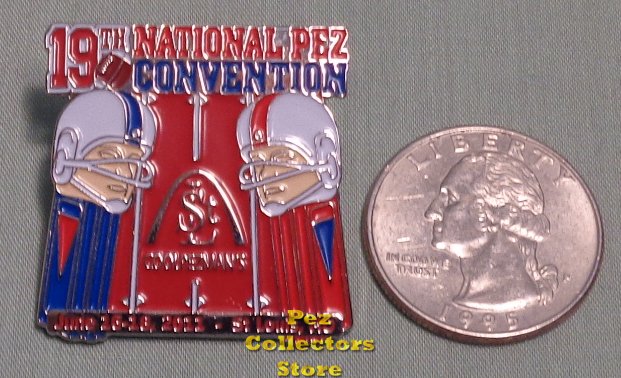 (image for) 2011 St. Louis 19th ANPC Red Football Player Lapel Pin