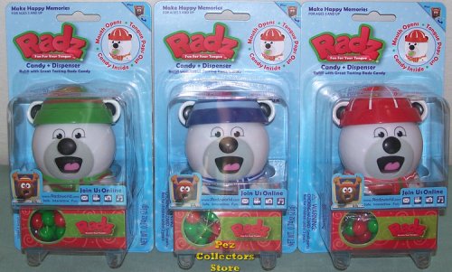 (image for) 2011 Radz Holiday Bears - Pep, Snowden and Bastian MOC