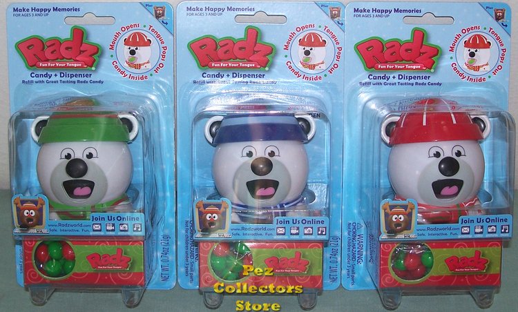 (image for) 2011 Radz Holiday Bears - Pep, Snowden and Bastian MOC - Click Image to Close
