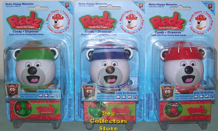 (image for) 2011 Radz Holiday Bears - Pep, Snowden and Bastian MOC