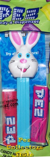 (image for) 2011 Easter Mr Bunny Pez with Centered Pupils 4.9 patent - Click Image to Close