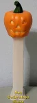 (image for) 2012 Halloween Flat Top Pumpkin Pez GITD Stem Loose